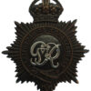 George VI Hertfordshire Constabulary Black Helmet Plate