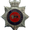 Surrey Constabulary Enamelled Helmet Plate - Queen's Crown