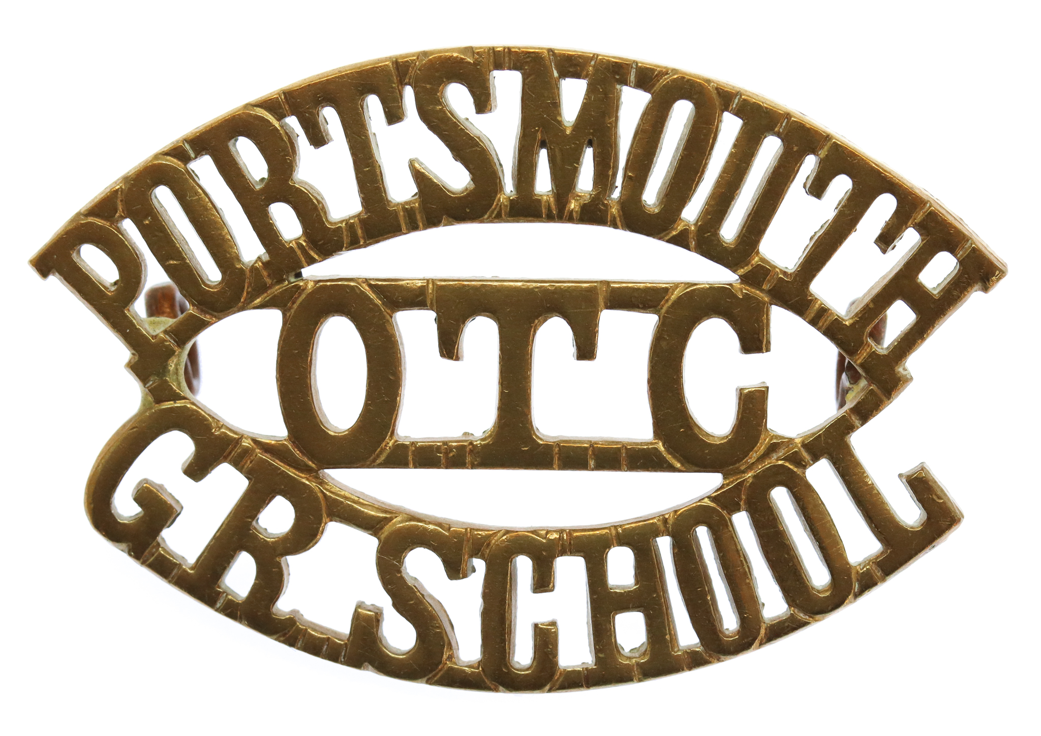 Portsmouth Grammar School O.T.C. (PORTSMOUTH/OTC/GR. SCHOOL) Shoulder Title