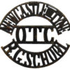 Newcastle-on-Tyne Royal Grammar School O.T.C. (NEWCASTLE ON TYNE/OTC/R.G. SCHOOL) Shoulder Title