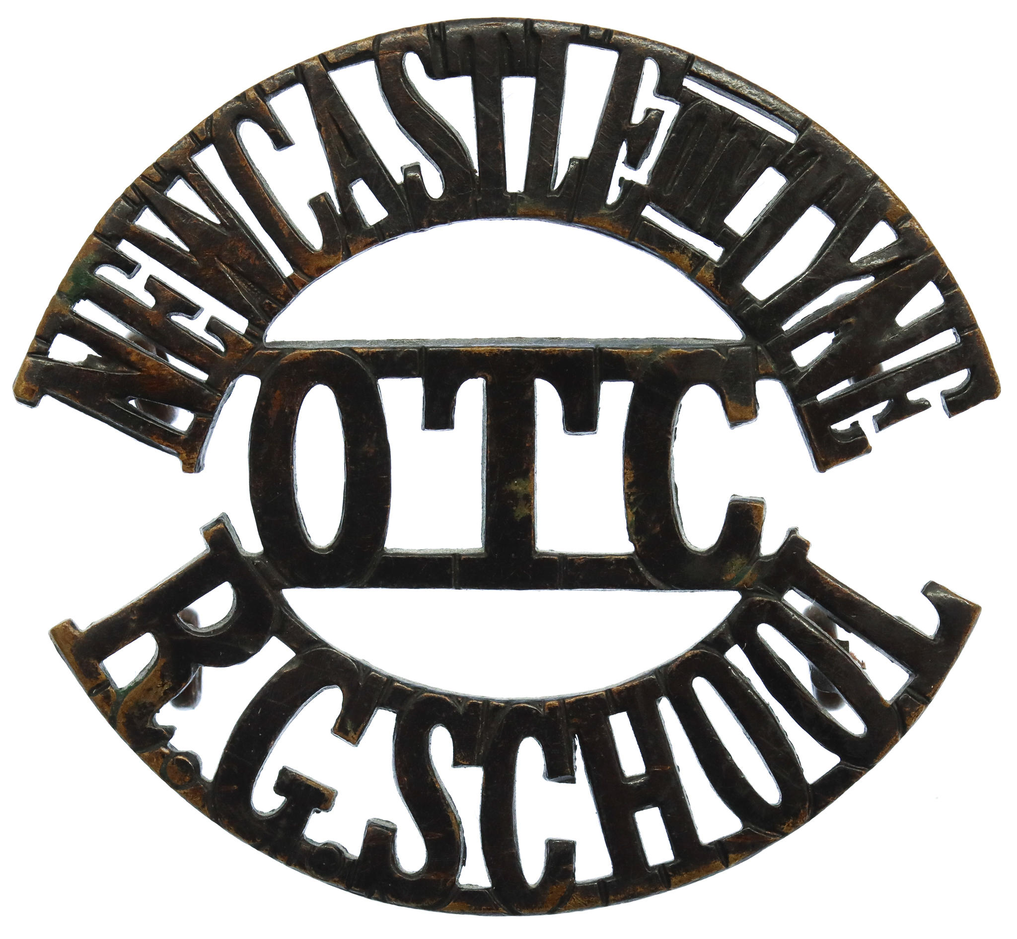 Newcastle-on-Tyne Royal Grammar School O.T.C. (NEWCASTLE ON TYNE/OTC/R.G. SCHOOL) Shoulder Title