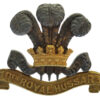 10th Royal Hussars Officer's Silver & Gilt Cap Badge