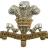 10th Royal Hussars Anodised (Staybrite) Cap Badge
