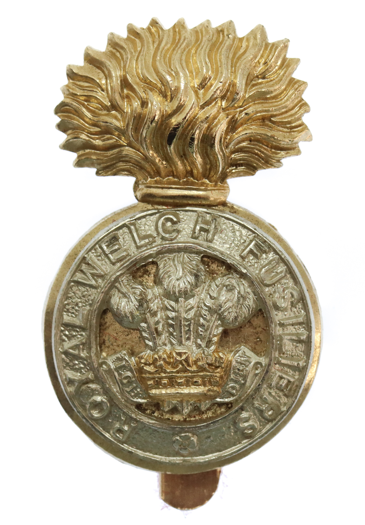 Royal Welch Fusiliers Anodised (Staybrite) Cap Badge