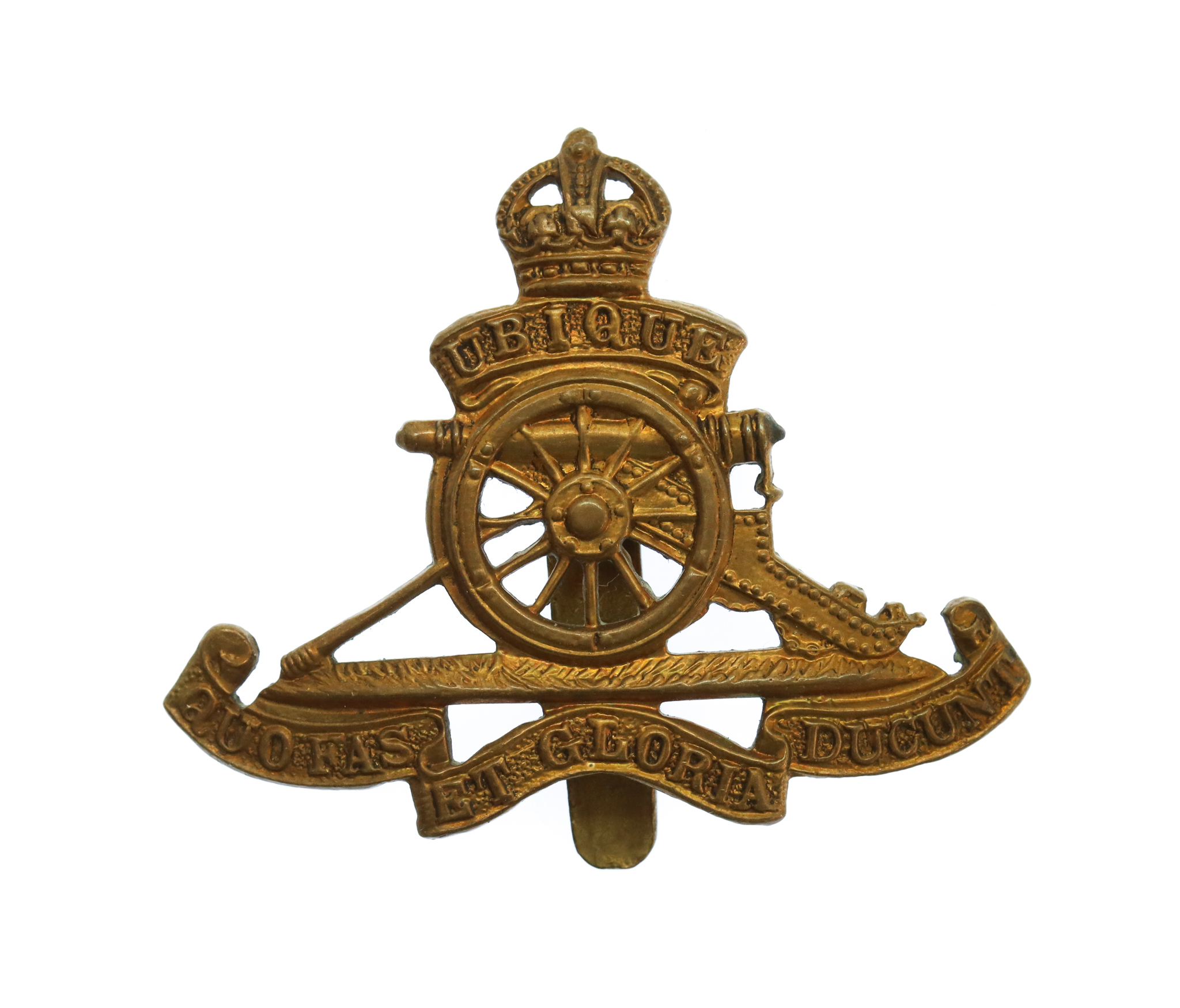 Royal Artillery Beret Badge - King's Crown