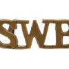 South Wales Borderers (S.W.B.) Shoulder Title