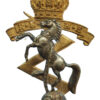 Royal Electrical & Mechanical Engineers (R.E.M.E.) Officer's Dress Cap Badge - King's Crown (2nd Pattern)