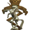 Royal Electrical & Mechanical Engineers (R.E.M.E.) Bi-Metal Cap Badge - King's Crown (2nd Pattern)