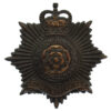 Royal Hampshire Regiment Officer's Service Dress Cap Badge - Queen's Crown