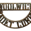 Woolwich Cadet Corps (WOOLWICH/CADET CORPS) Shoulder Title