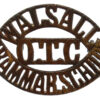 Walsall Grammar School O.T.C. (WALSALL/OTC/GRAMMAR SCHOOL) Shoulder Title