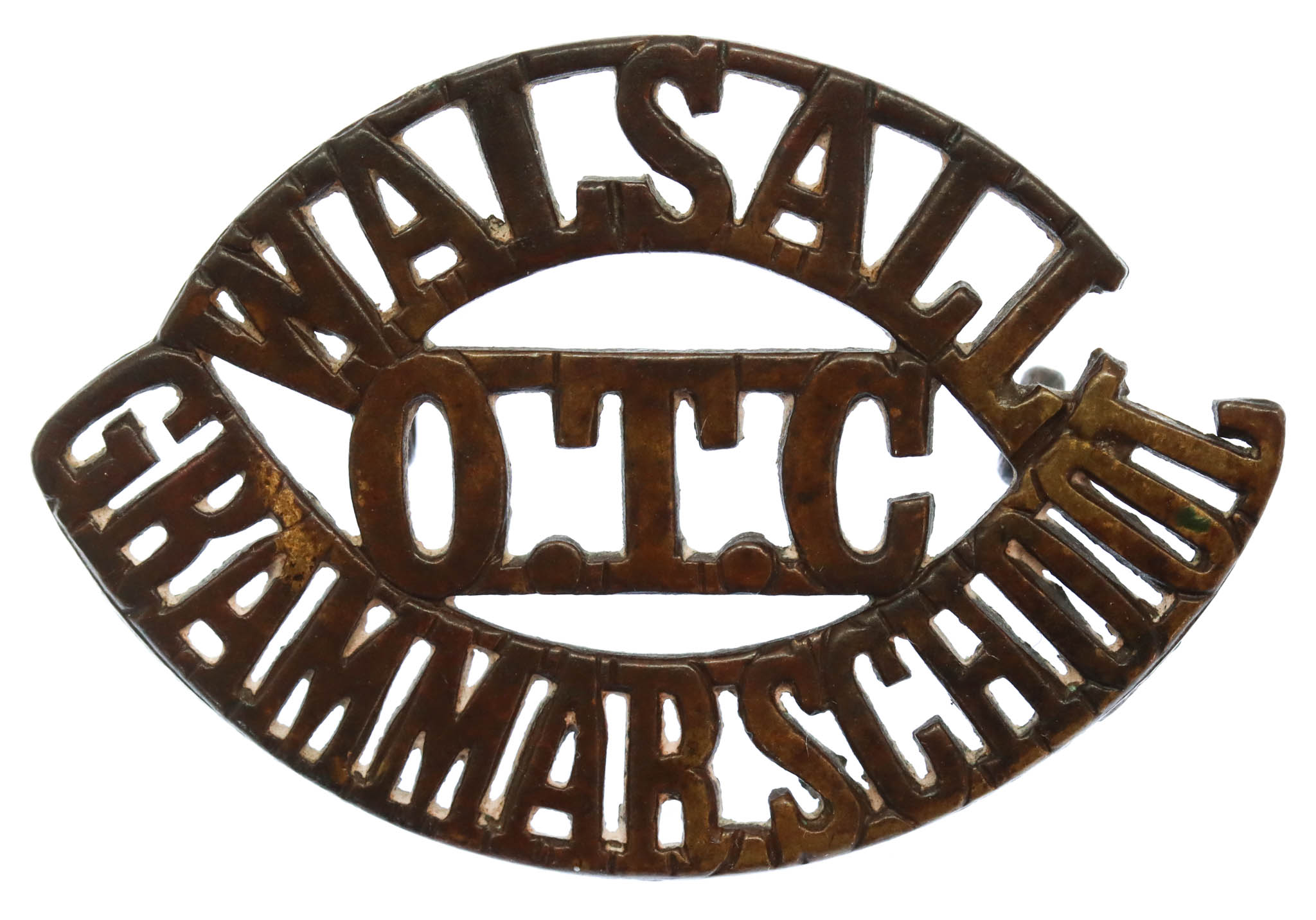 Walsall Grammar School O.T.C. (WALSALL/OTC/GRAMMAR SCHOOL) Shoulder Title
