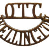 Wellington College O.T.C. (OTC/WELLINGTON) Shoulder Title