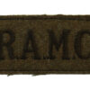Royal Army Medical Corps (R.A.M.C.) Cloth Slip On Shoulder Title