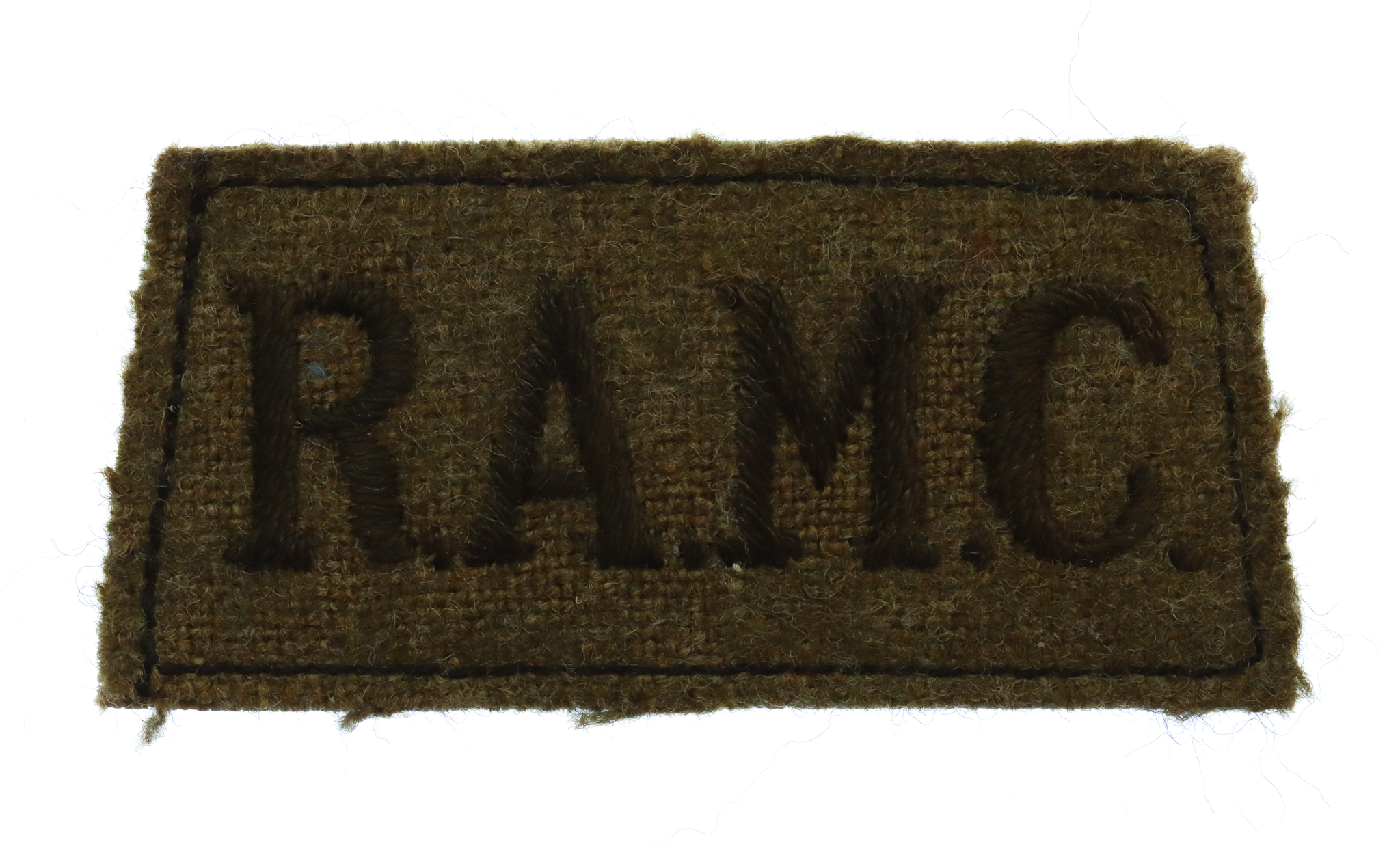 Royal Army Medical Corps (R.A.M.C.) Cloth Slip On Shoulder Title