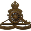 South African Artillery Cap Badge - King's Crown (Revolving Wheel)