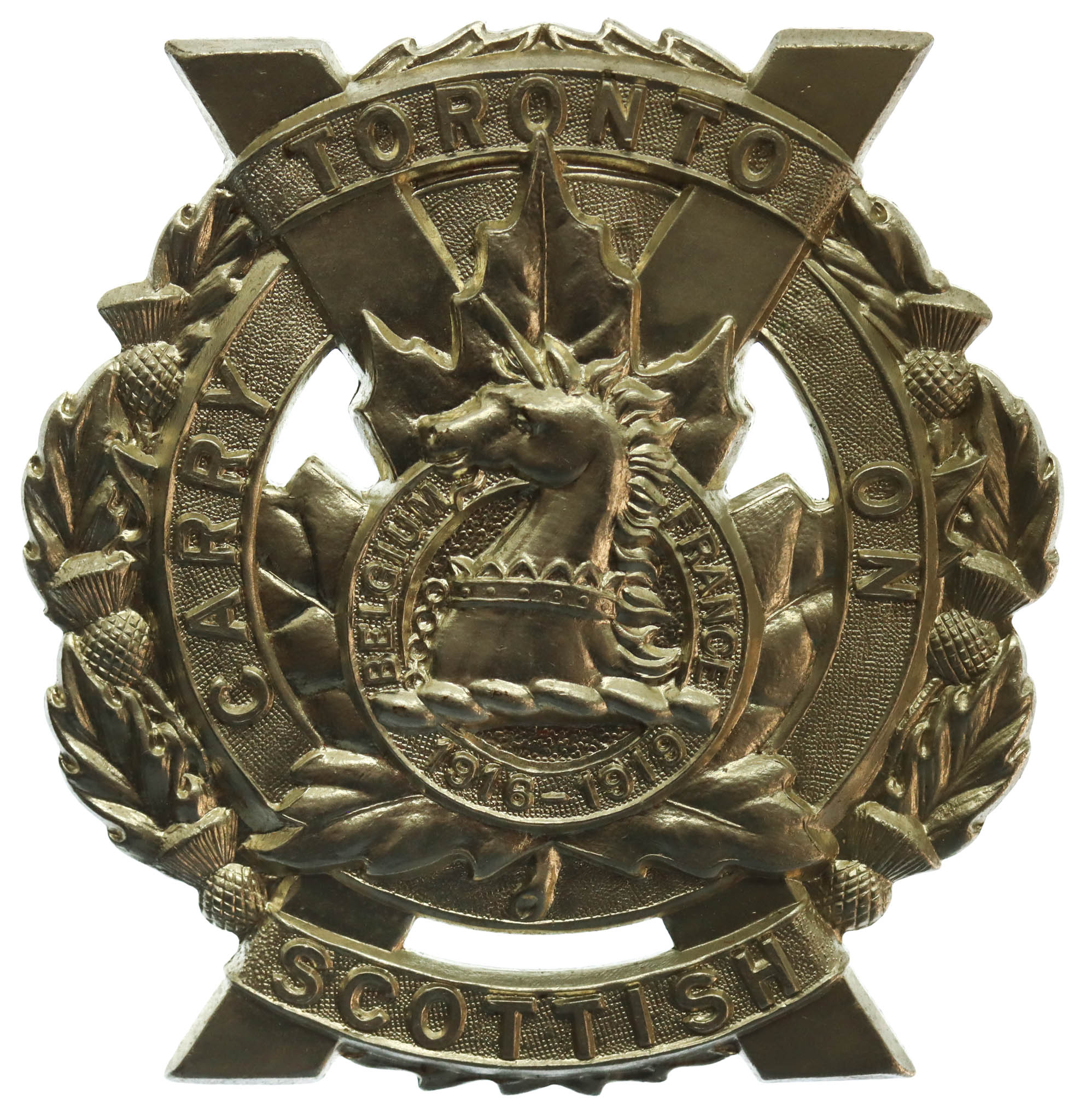 Canadian Toronto Scottish Cap Badge