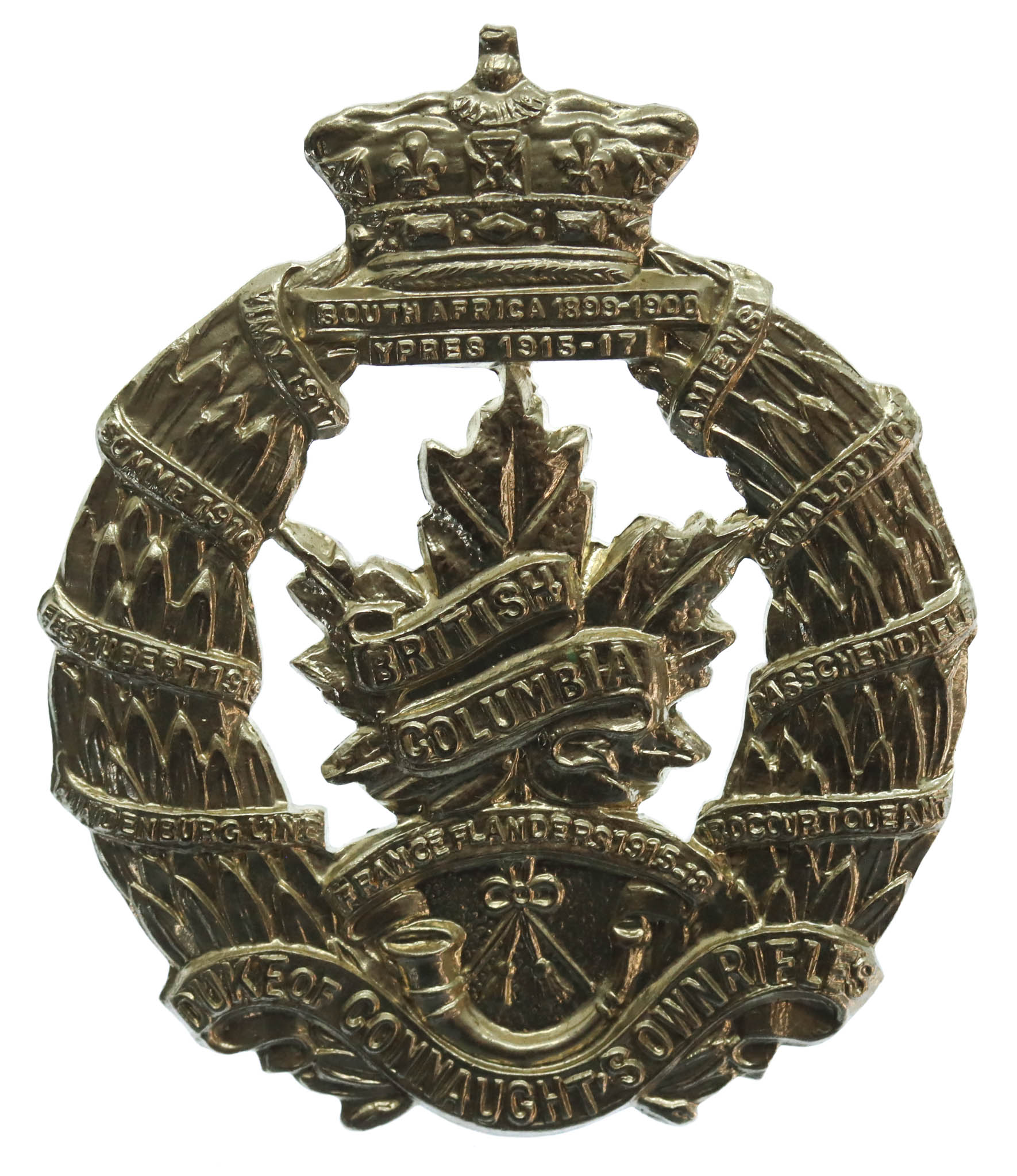 Canadian British Columbia Regiment (Duke of Connaught's Own) Cap Badge