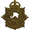 Canadian The Elgin Regiment Cap Badge - King's Crown