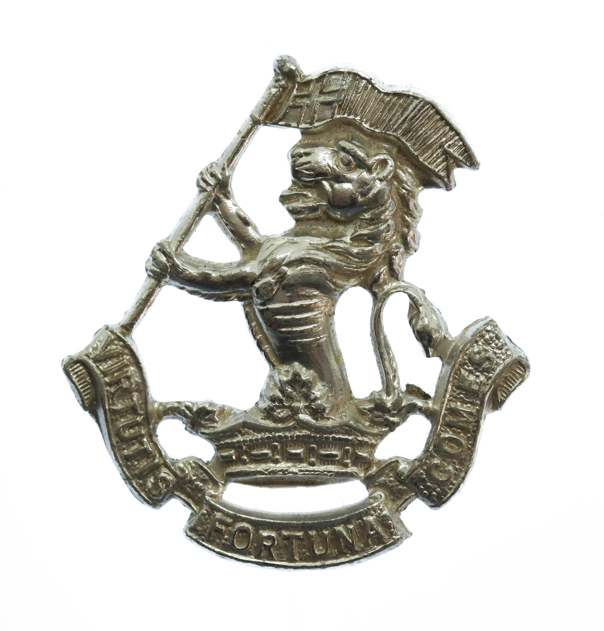 Duke of Wellington's (West Riding Regiment) Anodised Collar Badge