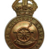 Royal Military Academy Woolwich Officer Cadet Cap Badge - King's Crown