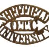 Sheffield University O.T.C. (SHEFFIELD/OTC/UNIVERSITY) Shoulder Title
