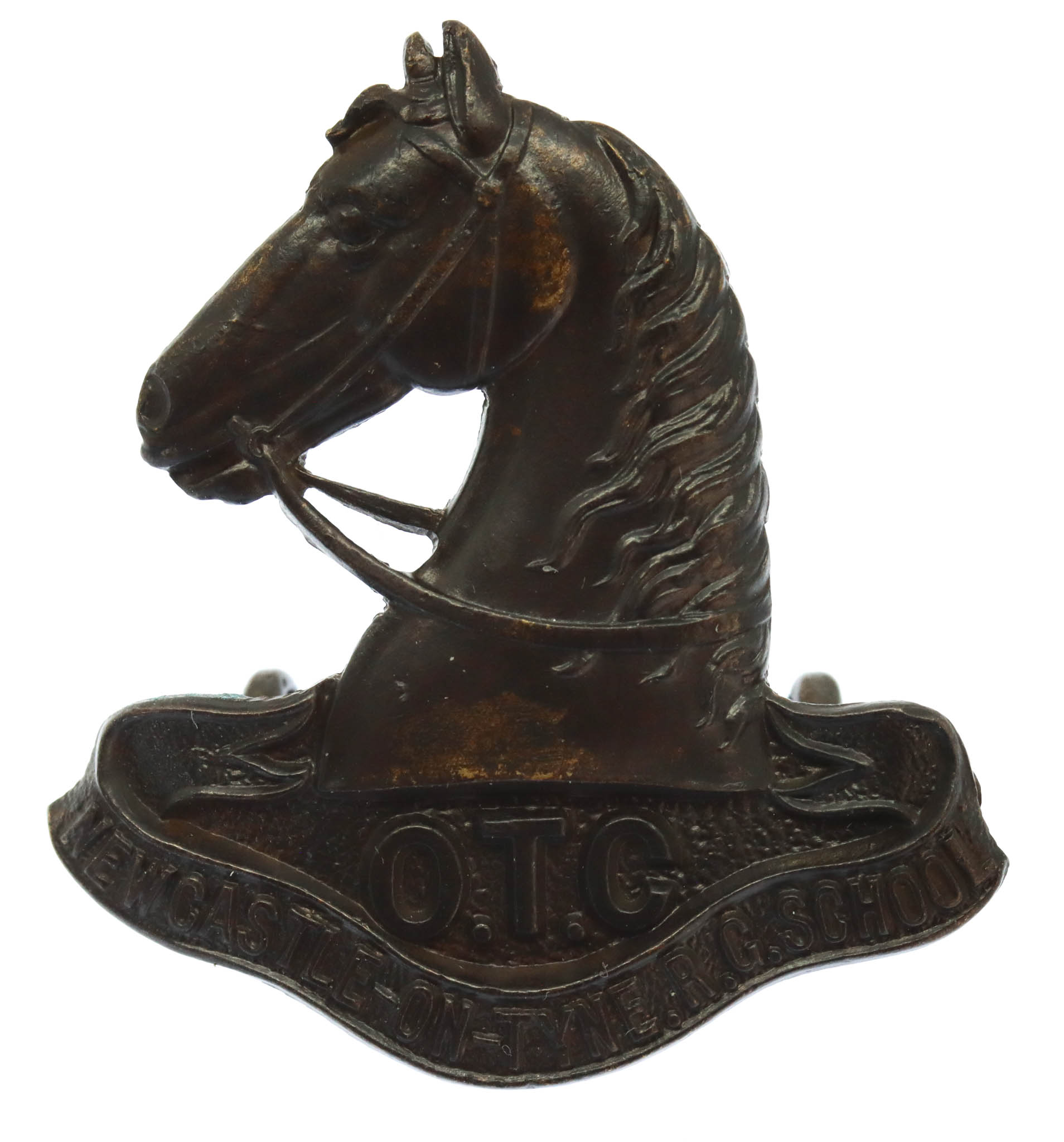 Newcastle-on-Tyne Royal Grammar School O.T.C. Cap Badge