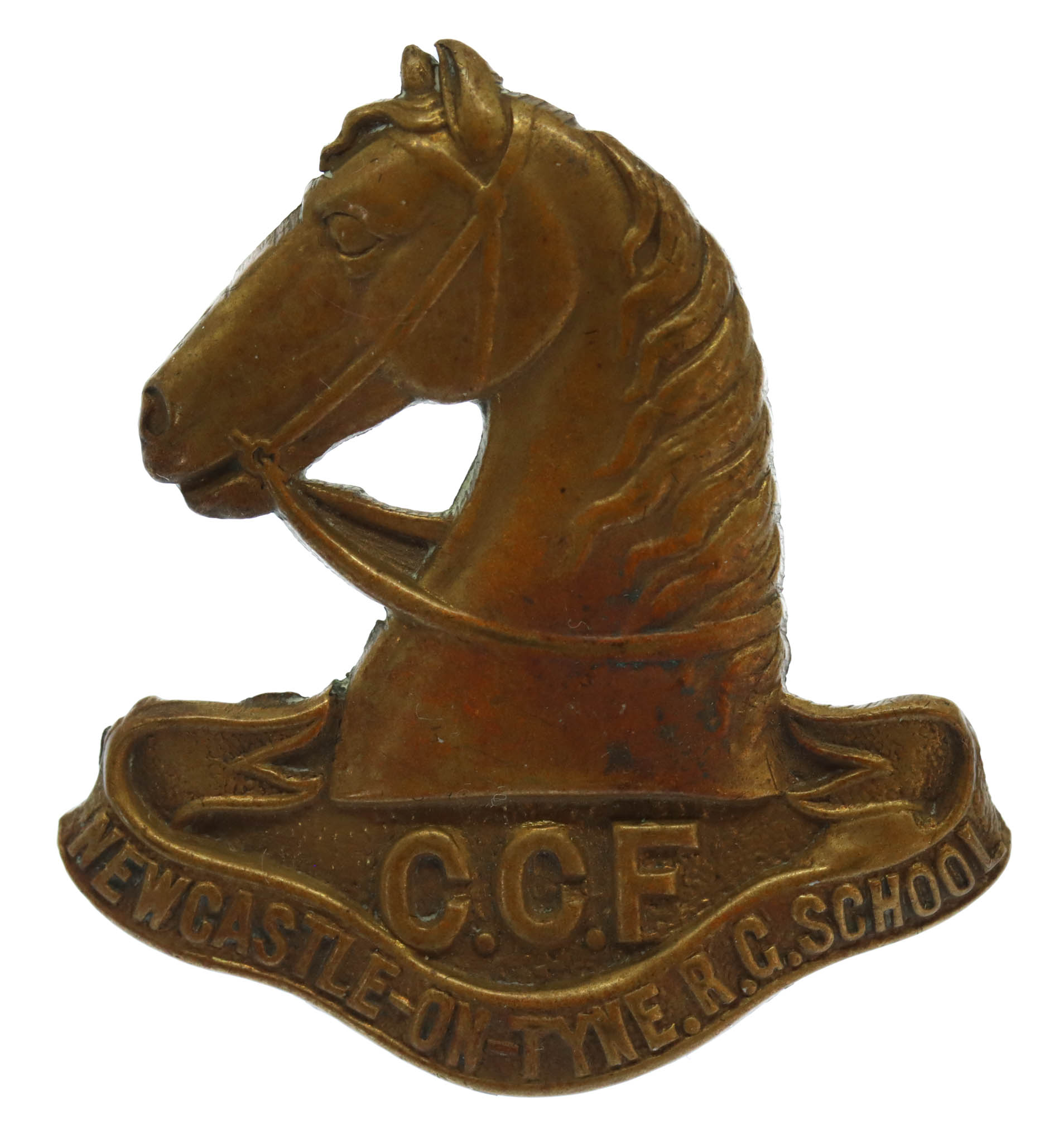 Newcastle-on-Tyne Royal Grammar School C.C.F. Cap Badge