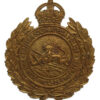 Rhodesia British South Africa Police Helmet Plate/Cap Badge - King's Crown (c. 1933-45)