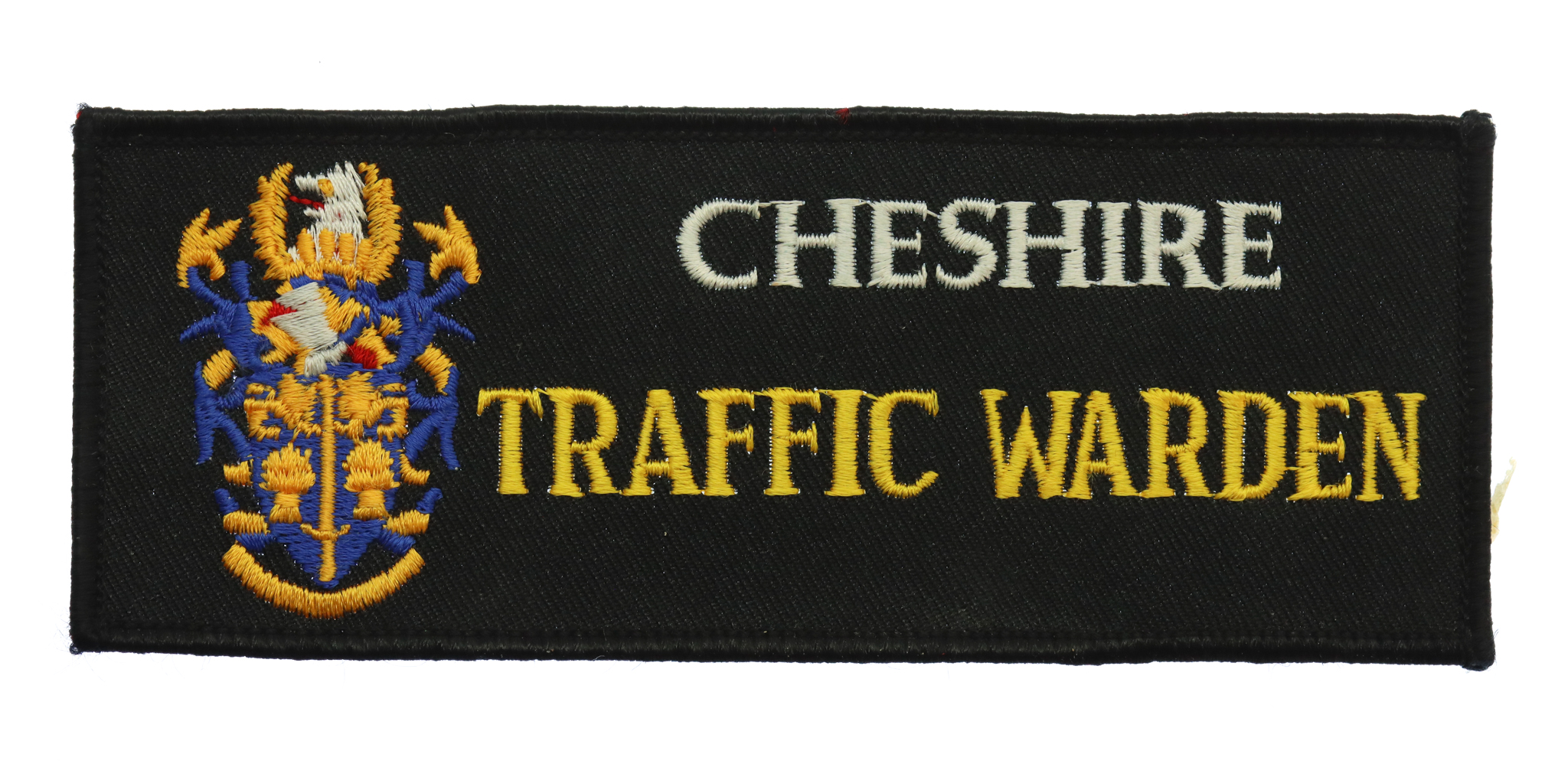 Cheshire Traffic Warden Cloth Patch Badge