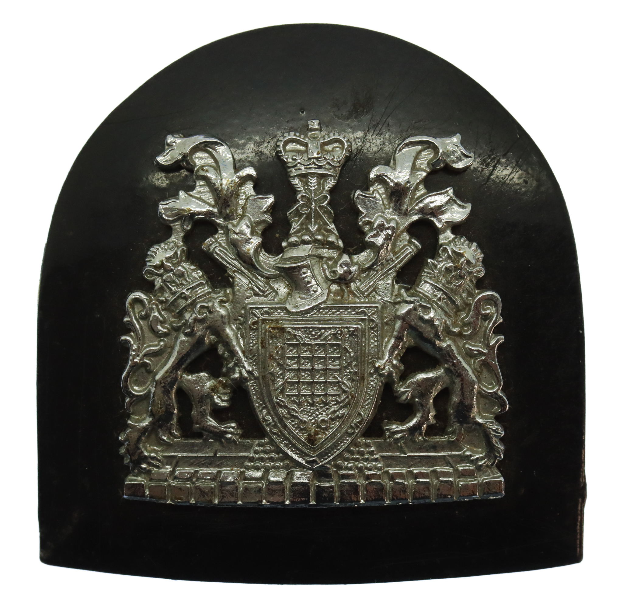 Metropolitan Police Motorcycle/Mounted Officer's Helmet Badge - Queen's Crown
