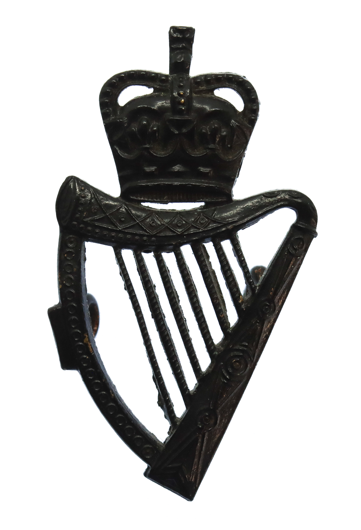 Royal Ulster Constabulary (R.U.C.) Cap Badge - Queen's Crown