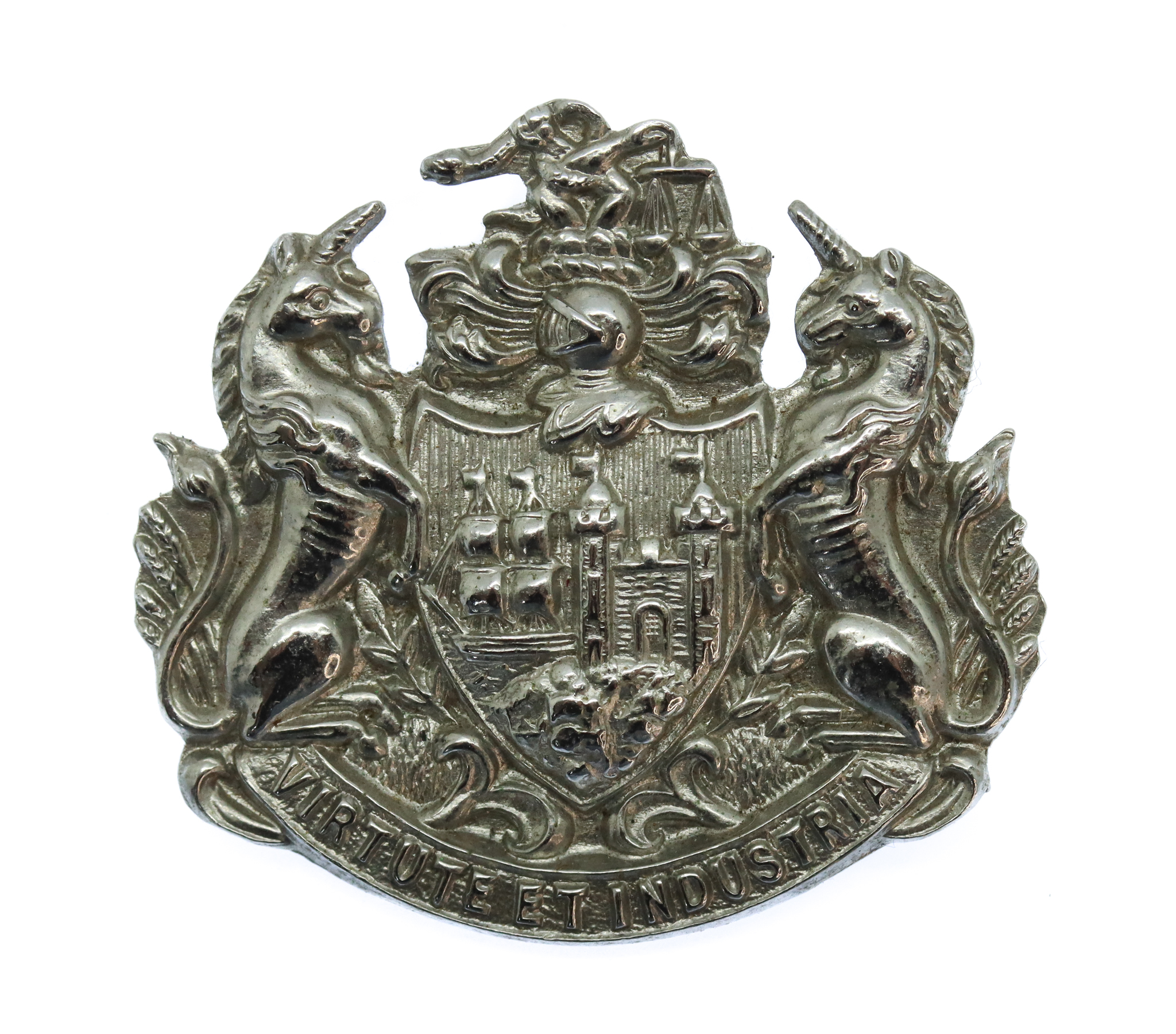 Port of Bristol Police Coat of Arms Cap Badge