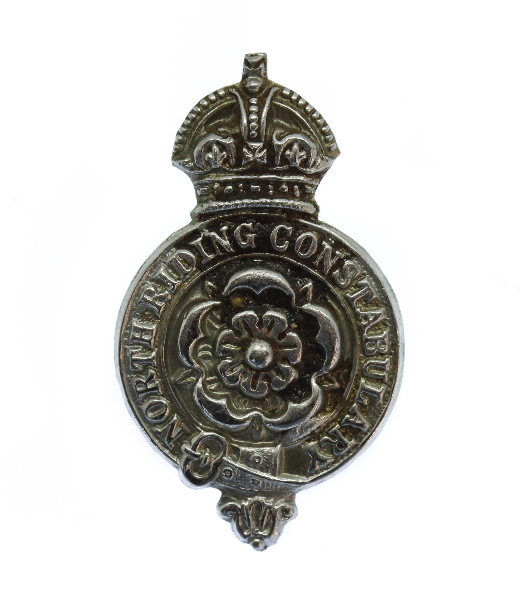 North Riding Constabulary Collar Badge - King's Crown