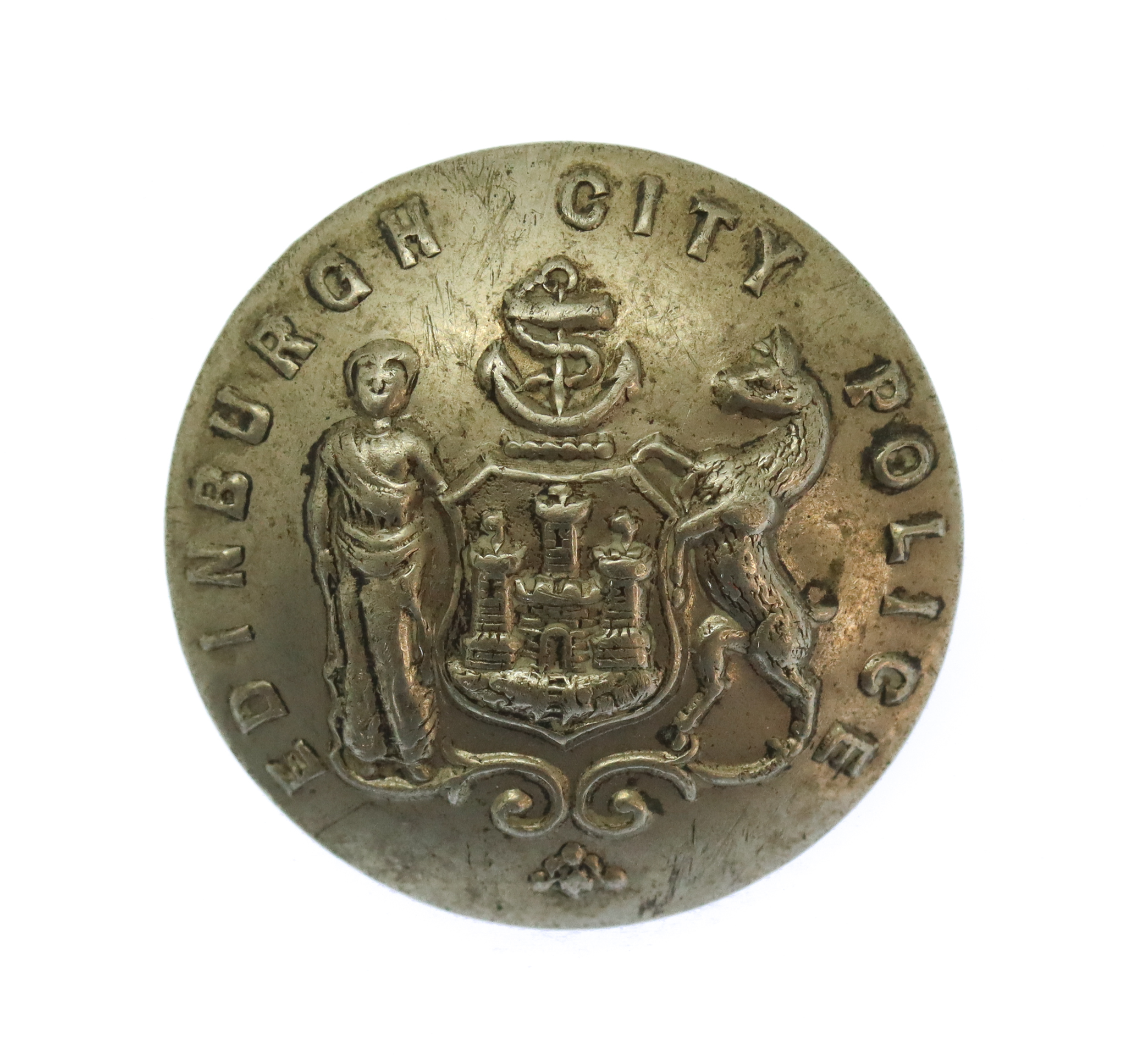 Edinburgh City Police Coat of Arms Button (23mm)