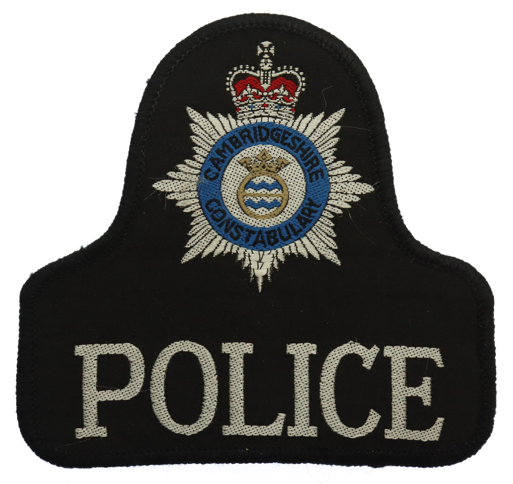 Cambridgeshire Constabulary Police Cloth Bell Patch Badge