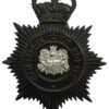 Cambridge City Police Black Helmet Plate - Queen's Crown