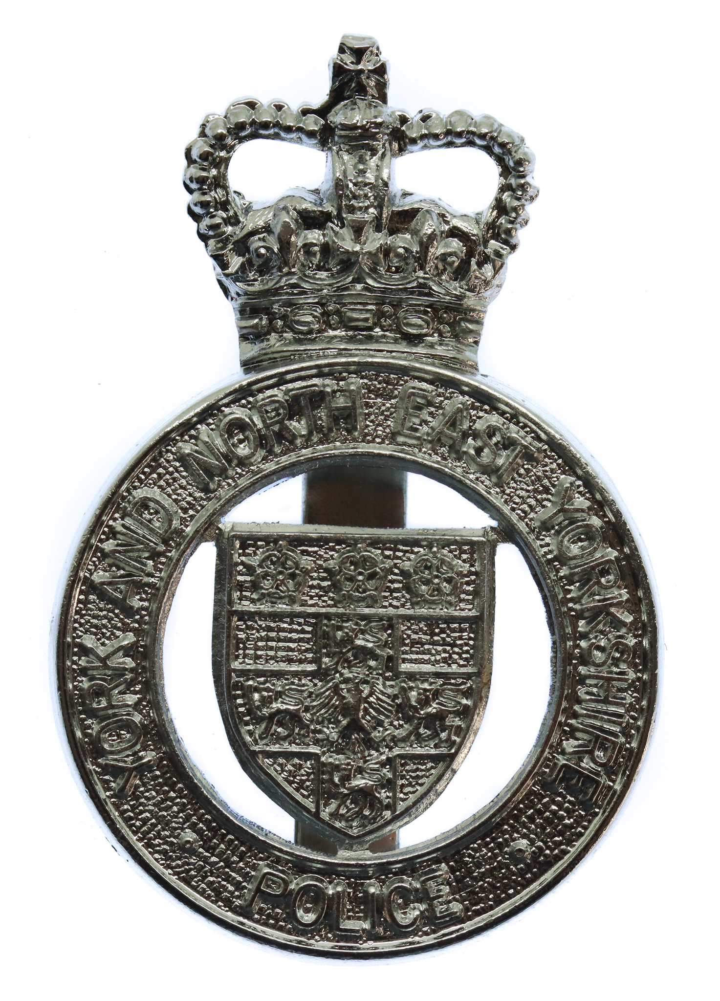 York and North East Yorkshire Police Cap Badge - Queen's Crown