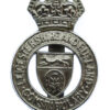 Leicestershire and Rutland Constabulary Cap Badge - King's Crown