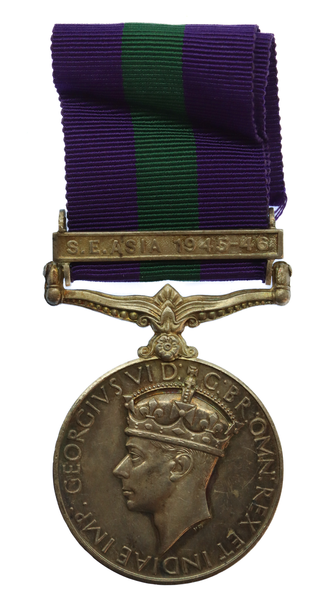 General Service Medal (Clasp - S.E. Asia 1945-46) - Unnamed as Issued