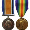 WW1 British War & Victory Medal Pair - Sjt. A.E. Hobson, 21st (Yeoman Rifles) Bn. King's Royal Rifle Corps