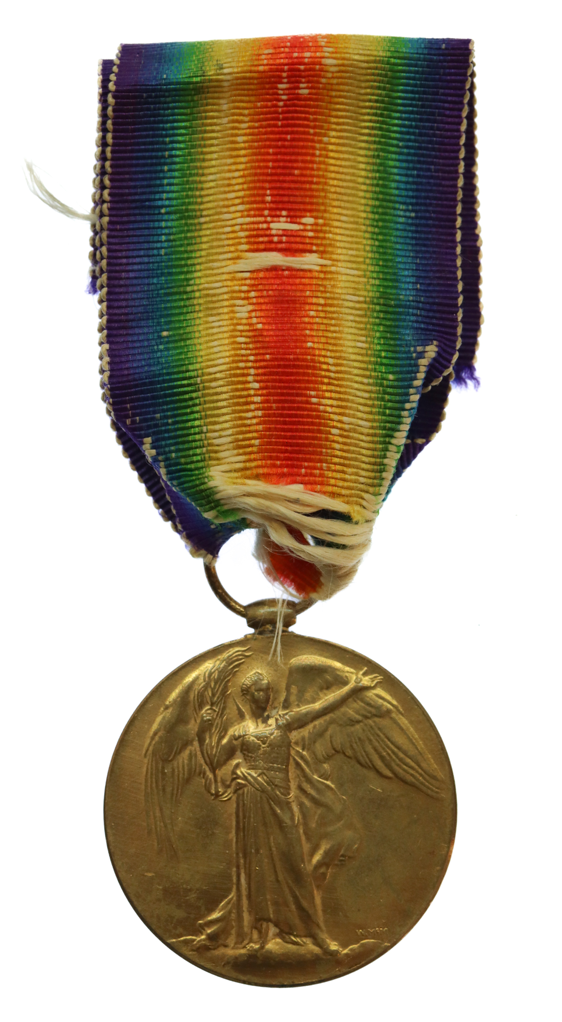 WW1 Victory Medal - Pte. C.H. Ward, East Yorkshire Regiment - Wounded