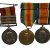 QSA (3 Clasps), KSA (2 Clasps), 1914 Mons Star, British War & Victory Medal Group of Five - Sjt. R. Larkin, Royal Berkshire Regiment