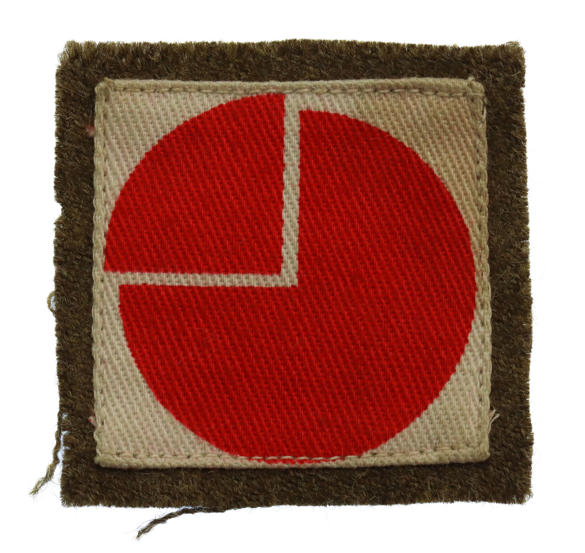 4th Infantry Division Printed Formation Sign (2nd Pattern)