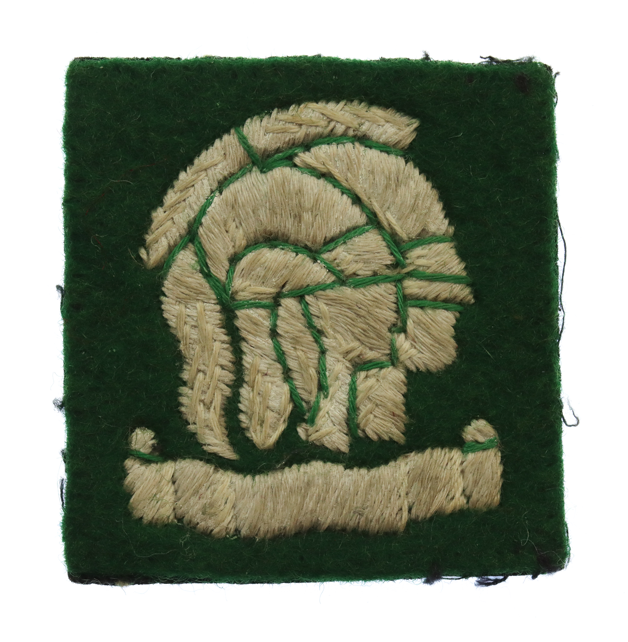 163rd Infantry Officer Cadet Training Unit (Artists Rifles) Cloth Formation Sign