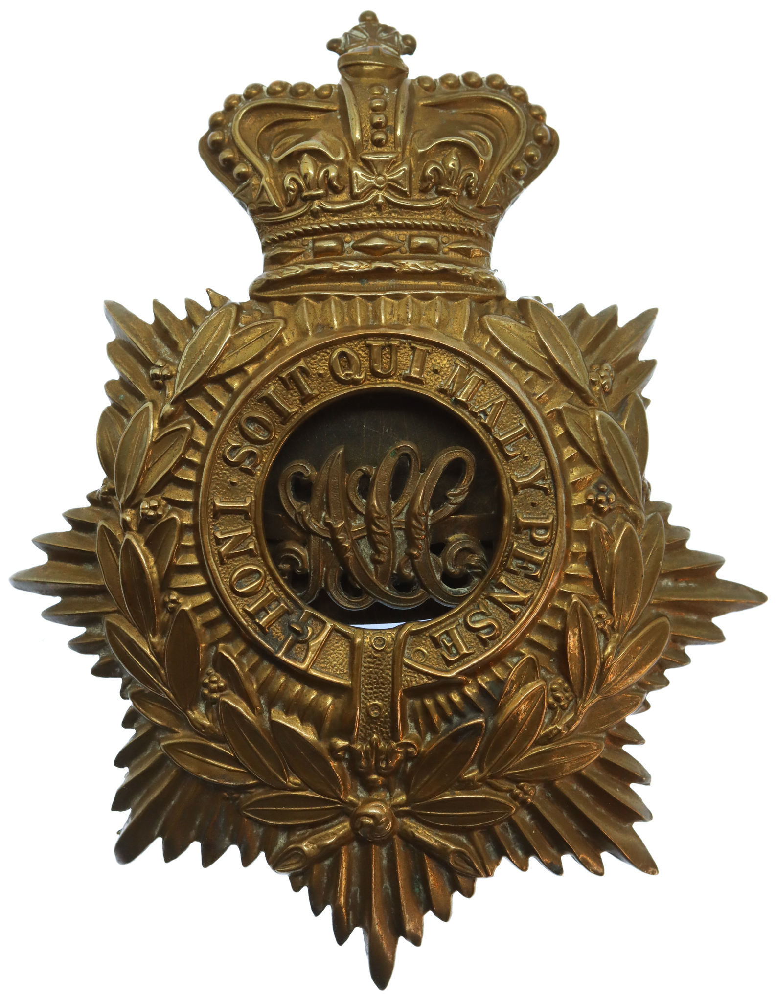 Victorian Army Service Corps (A.S.C.) Helmet Plate
