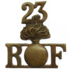 23rd (1st Sportsman's) Bn. Royal Fusiliers (23/R Grenade F) Shoulder Title