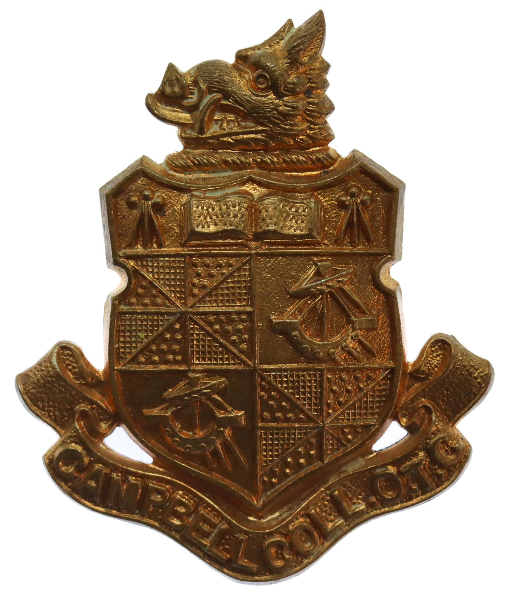 Campbell College, Belfast O.T.C. Cap Badge