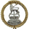 Mons Officer Cadet School Anodised (Staybrite) Cap Badge