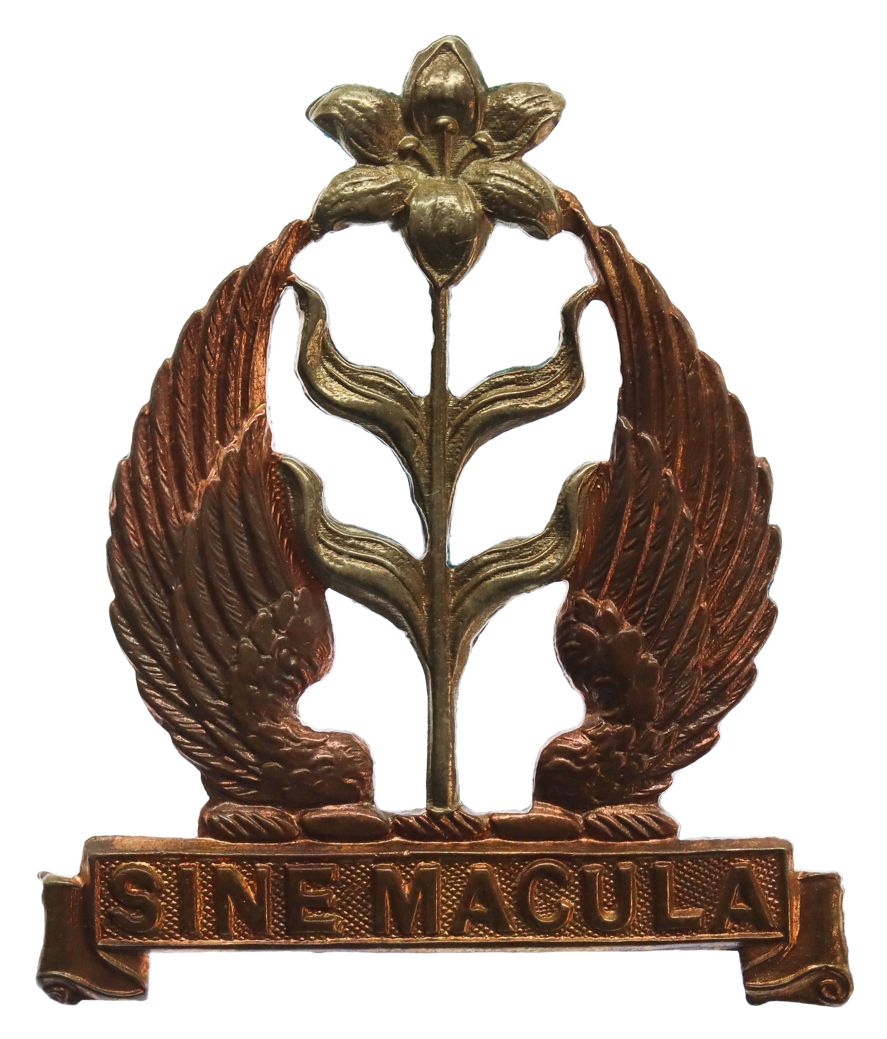 Mount St. Mary's College, Spinkhill Derbyshire O.T.C. Cap Badge